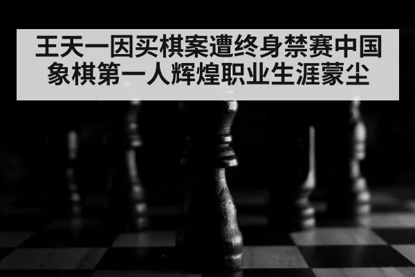 王天一因买棋案遭终身禁赛中国象棋第一人辉煌职业生涯蒙尘